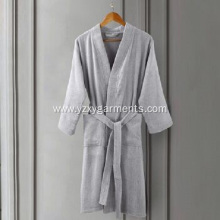 Fashion Solid Matte Robe